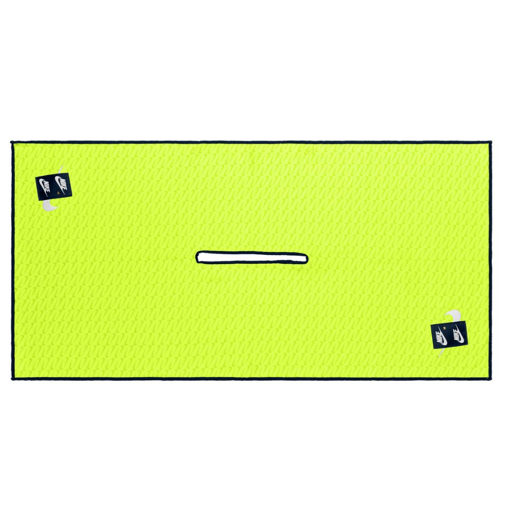 Nike Caddy Golf Towel 2.0 Graphic 2026 - IH0316-740 Volt Ice / Midnight Navy