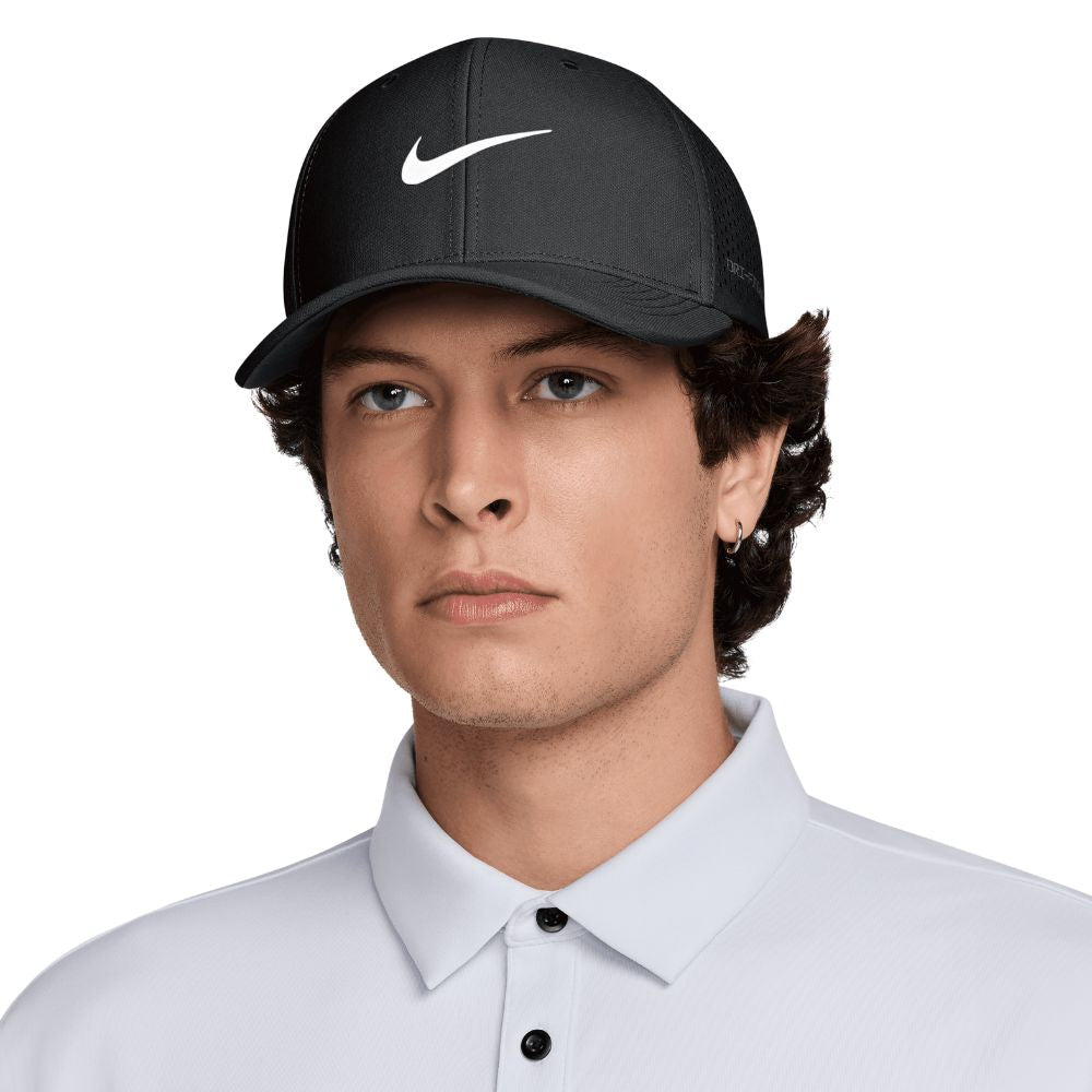 Nike Dri-FIT ADV Rise Golf Cap 2026 - II1736-010 Black / Anthracite / White M/L