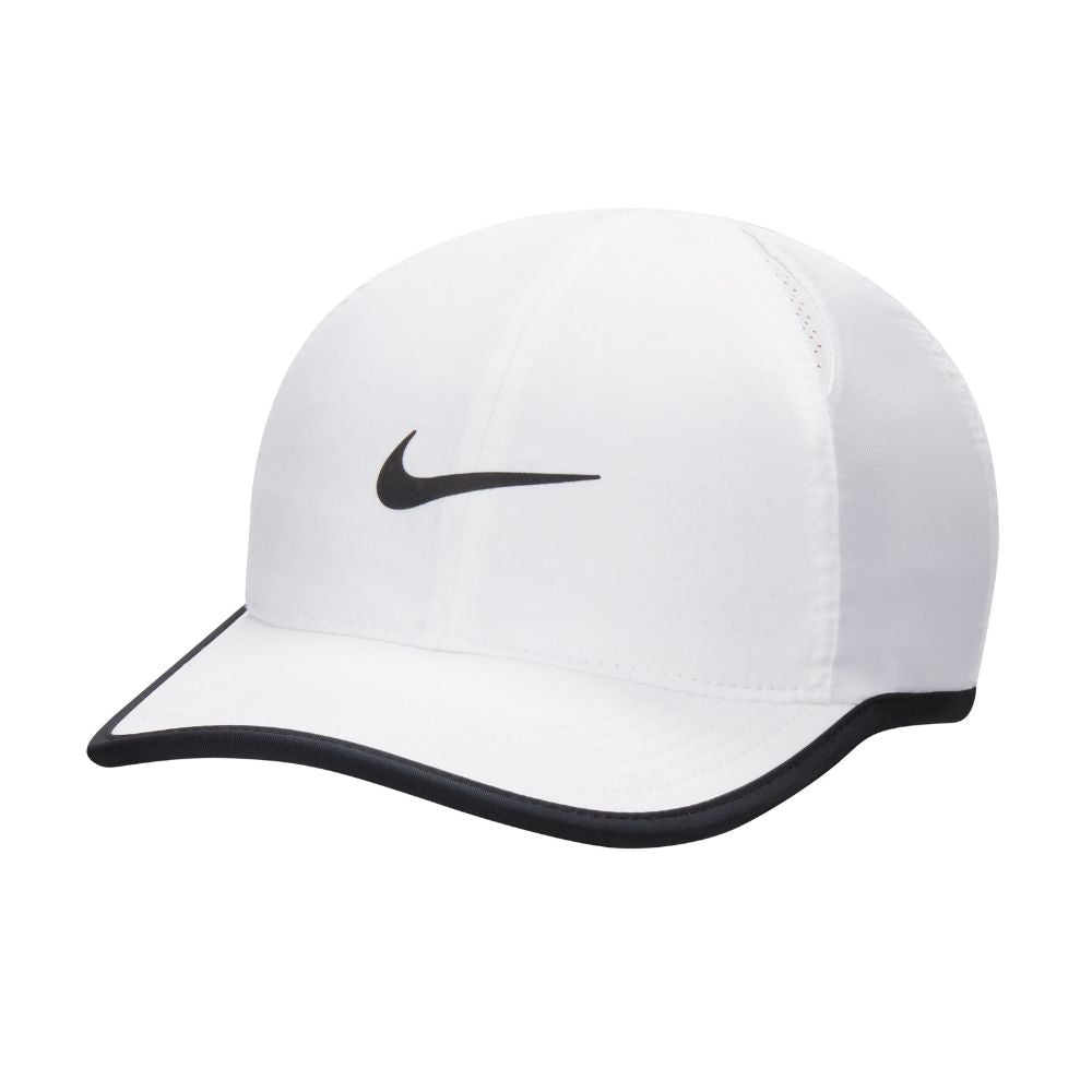 Nike Dri-FIT Club Kids Unstructured Featherlight Golf Cap 2025 - FB5062-100 White / Black / Black 100 One Size