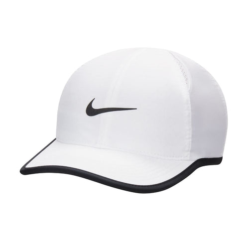 Nike Dri-FIT Club Kids Unstructured Featherlight Golf Cap 2025 - FB5062-100 White / Black / Black 100 One Size