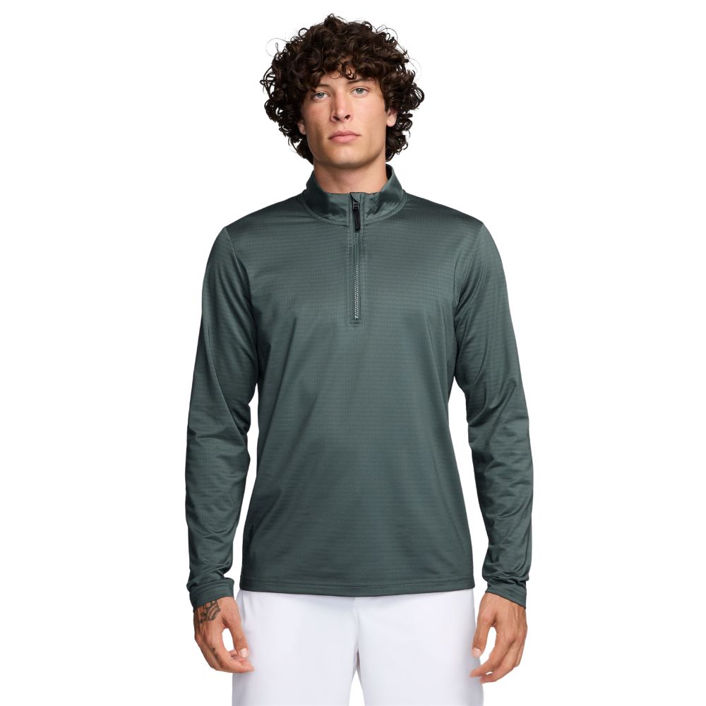 Nike Dri-FIT Victory 1/2 Zip Pullover Golf Top 2025 - FD5837-338 Vintage Green / Pale Ivory 338 M