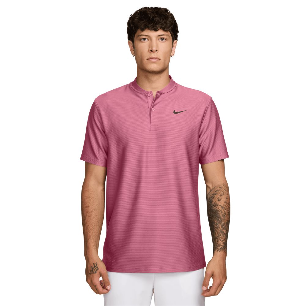 Nike Dri-Fit Velocity Blade Golf Polo 2026 - IB0278-641 Peony / Black M
