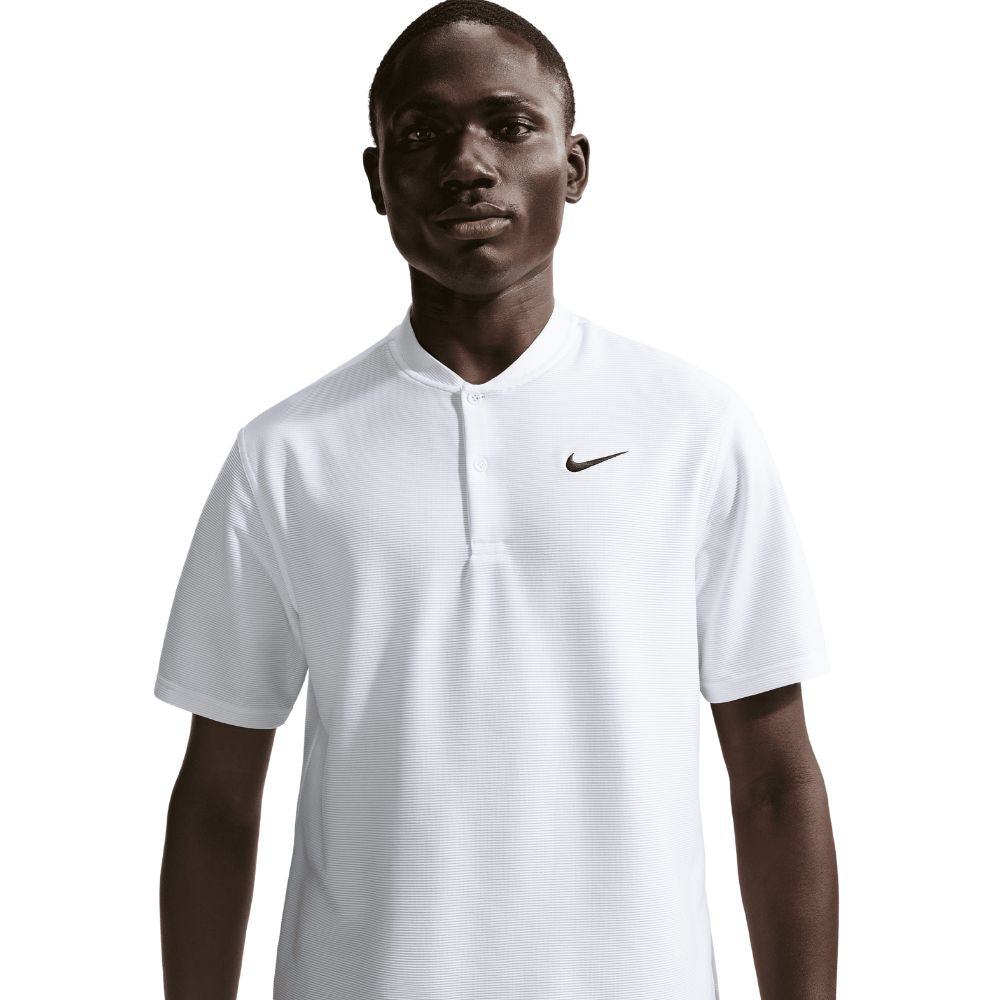 Nike Dri-Fit Velocity Blade Golf Polo 2026 - IB0278-100 White / Black M