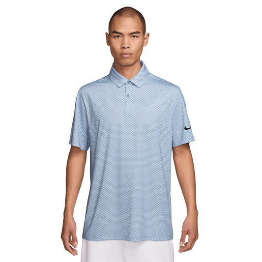Nike Dri-Fit Velocity Floral Print Golf Polo 2026 - IB0246-100 White / Work Blue / Black M