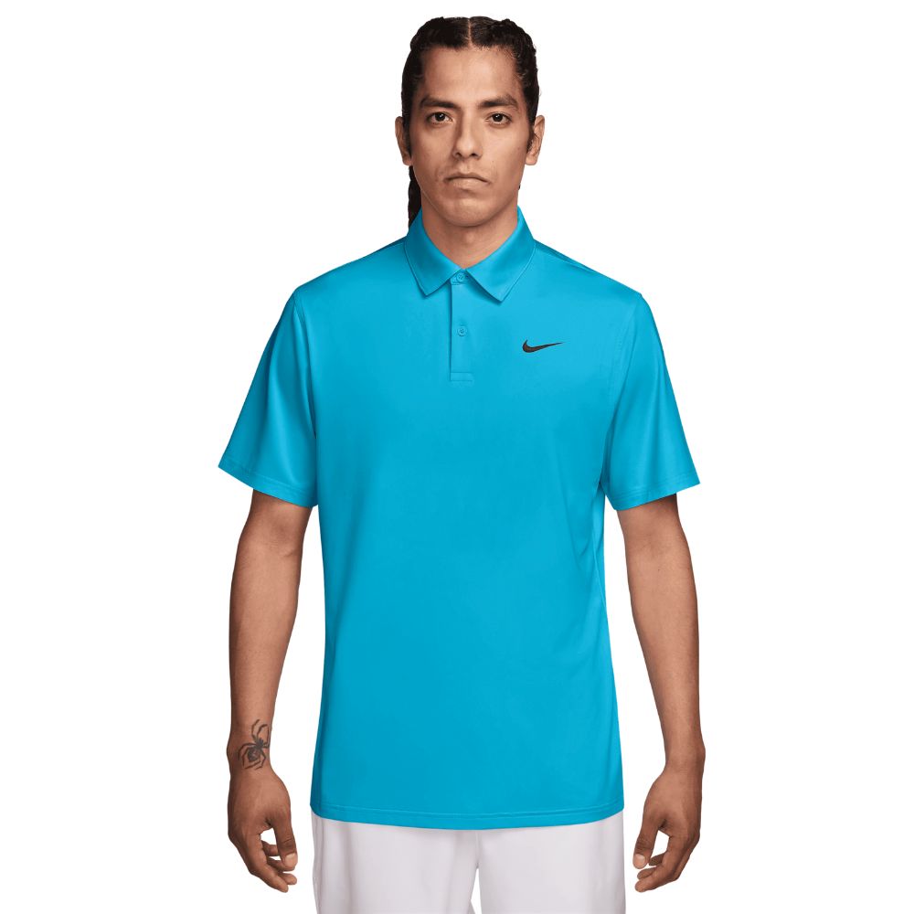 Nike Dri-Fit Velocity Solid Golf Polo 2026 - IB0273-416 Baltic Blue / Black 416 M