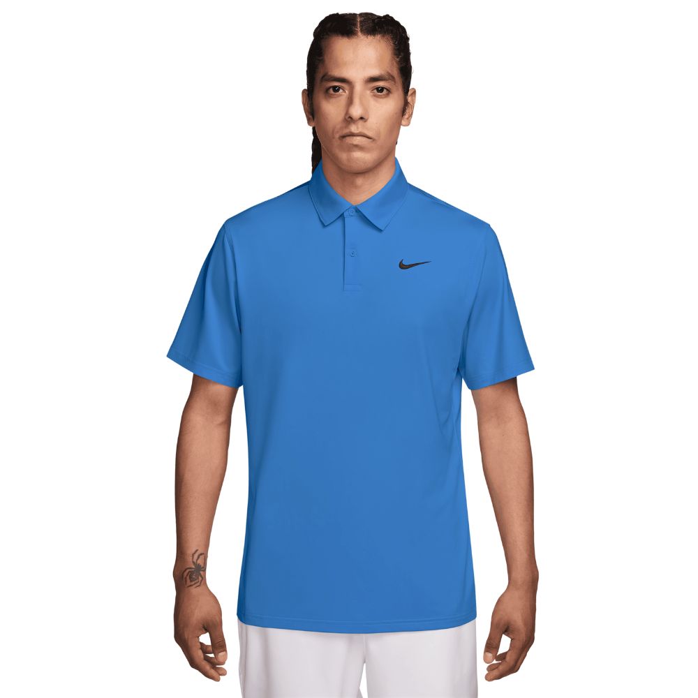 Nike Dri-Fit Velocity Solid Golf Polo 2026 - IB0273-427 Pacific Blue / Black M
