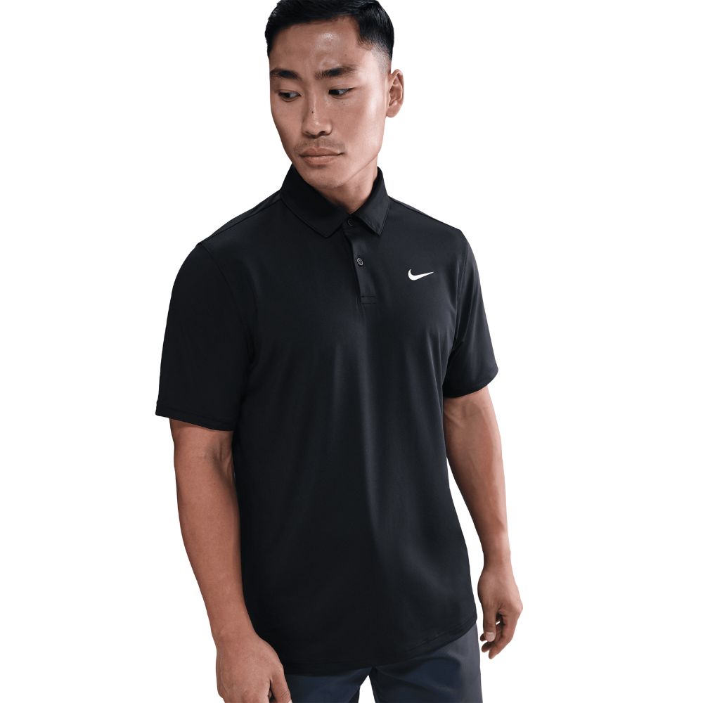 Nike Dri-Fit Velocity Solid Golf Polo 2026 - IB0273-010 Black / White M