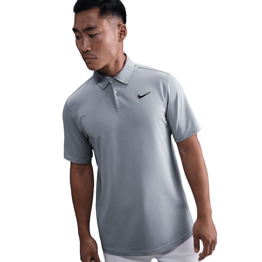 Nike Dri-Fit Velocity Solid Golf Polo 2026 - IB0273-012 Wolf Grey / Black M