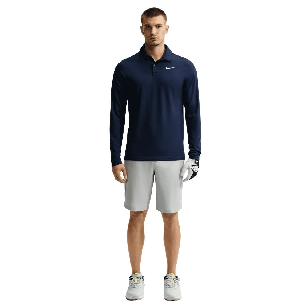 Nike Dri-Fit Velocity Solid Long Sleeved Golf Polo 2026 - IB0239-419