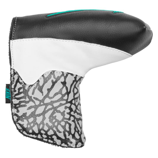 Nike Icon Golf Blade Putter Headcover 2026 - IQ6026-034 Black / White / Clear Jade