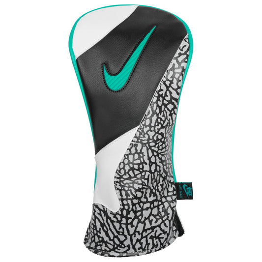Nike Icon Golf Driver Headcover 2026 - IQ5939-034 Black / White / Clear Jade