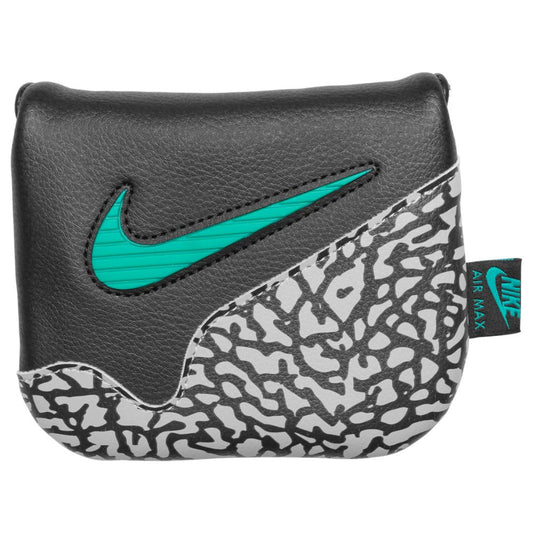 Nike Icon Golf Mallet Putter Headcover 2026 - IQ6087-034 Black / White / Clear Jade