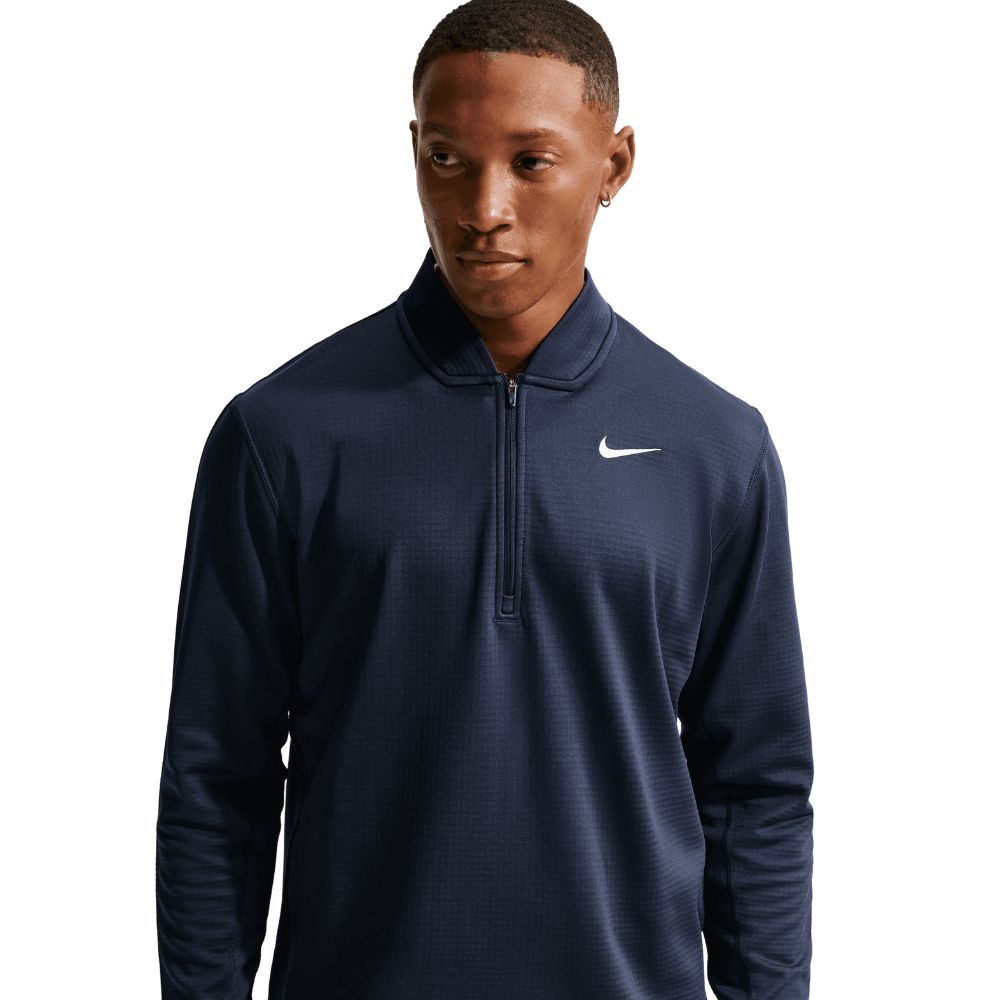 Nike Therma-Fit Velocity 1/2 Zip Golf Top 2026 - IU2629-419 College Navy / White M