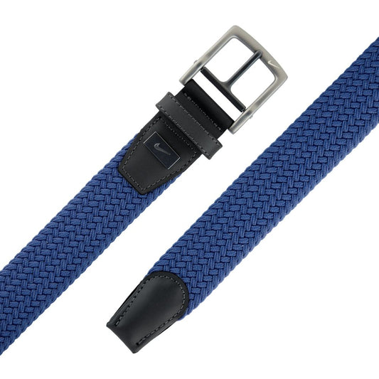 Nike Tour Stretch Woven Golf Belt 2026 - B11297-440 Navy 440 M