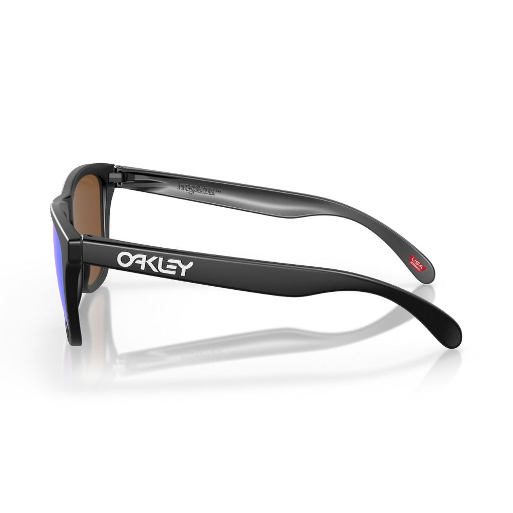 Oakley Frogskins Sunglasses - Matte Black w/ Prizm Violet