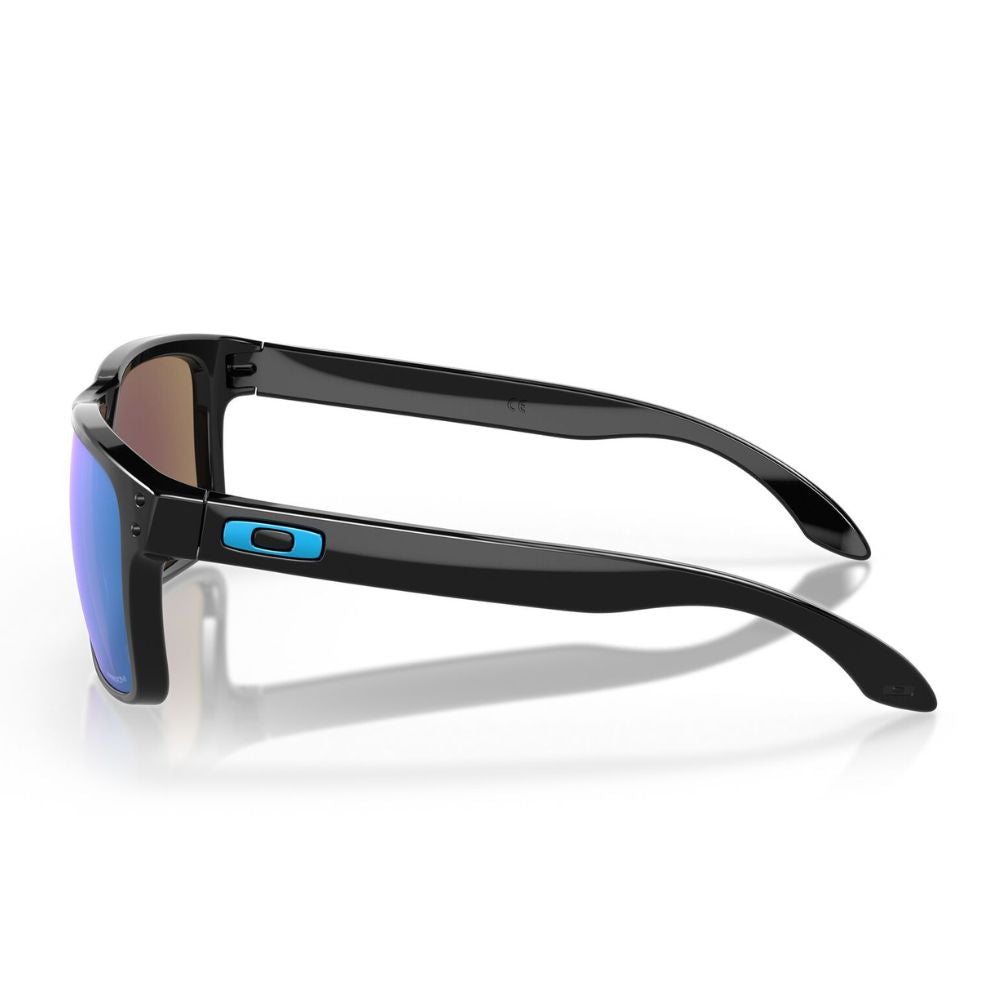 Oakley Holbrook Sunglasses - Polished Black w/ Prizm Sapphire