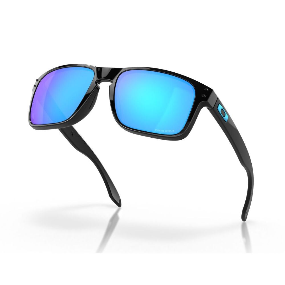 Oakley Holbrook Sunglasses - Polished Black w/ Prizm Sapphire