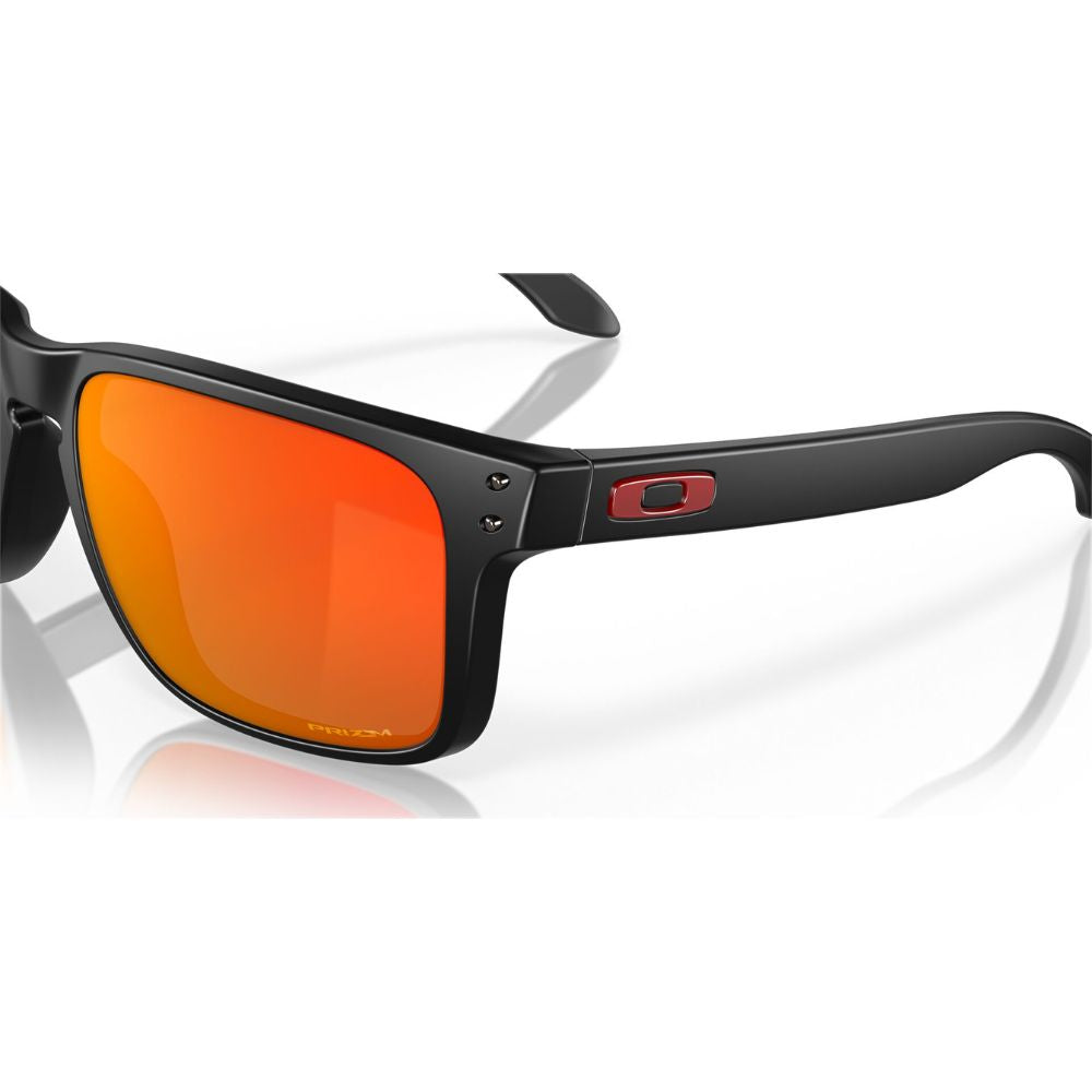 Oakley Holbrook XL Sunglasses - Matt Black w/ Prizm Ruby