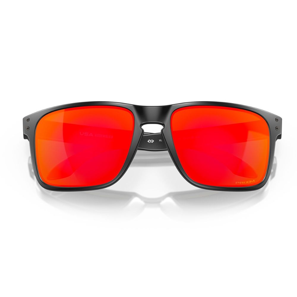 Oakley Holbrook XL Sunglasses - Matt Black w/ Prizm Ruby