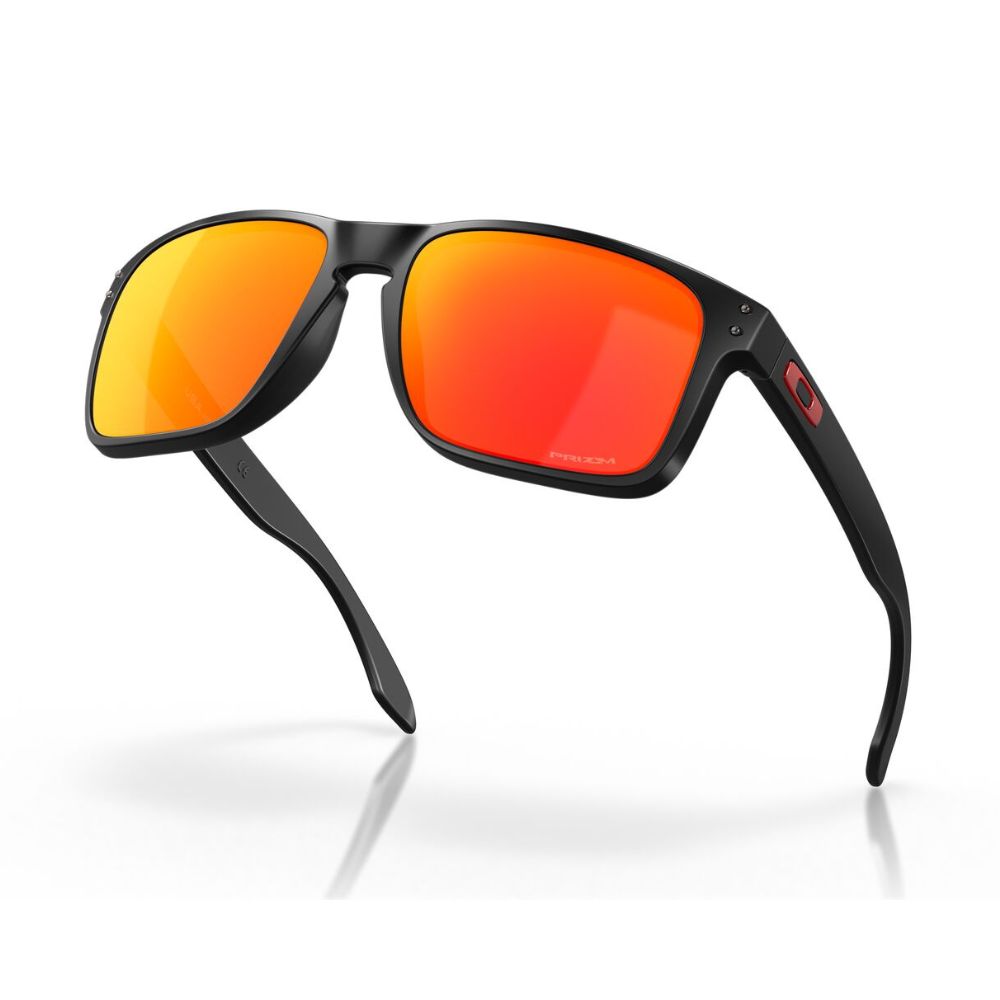 Oakley Holbrook XL Sunglasses - Matt Black w/ Prizm Ruby