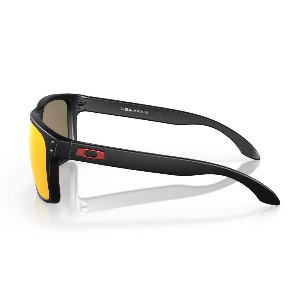 Oakley Holbrook XL Sunglasses - Matt Black w/ Prizm Ruby