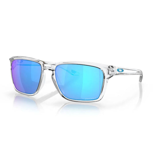 Oakley Sylas Sunglasses - Polished Clear w/ Prizm Sapphire Polished Clear w/ Prizm Sapphire