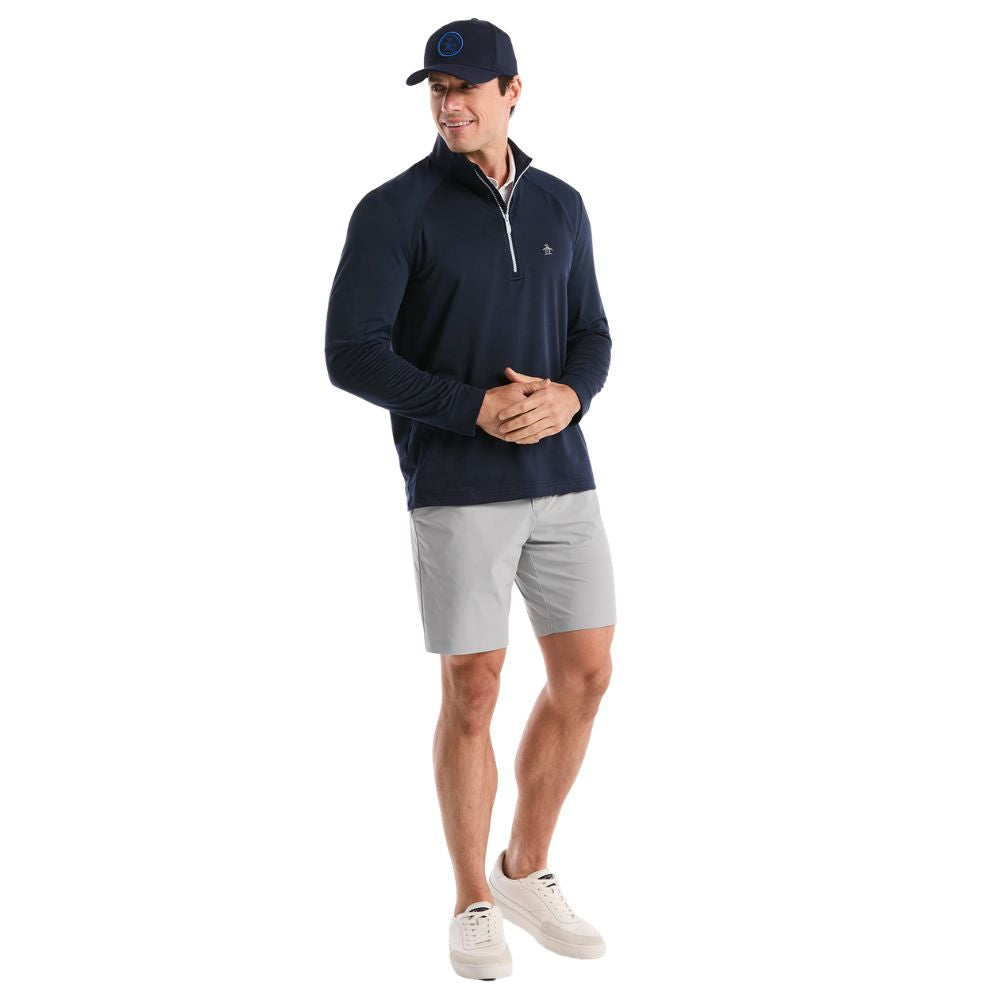 Original Penguin 1/4 Zip Mixed Media Golf Pullover Top 2026 - OGKSG049-417