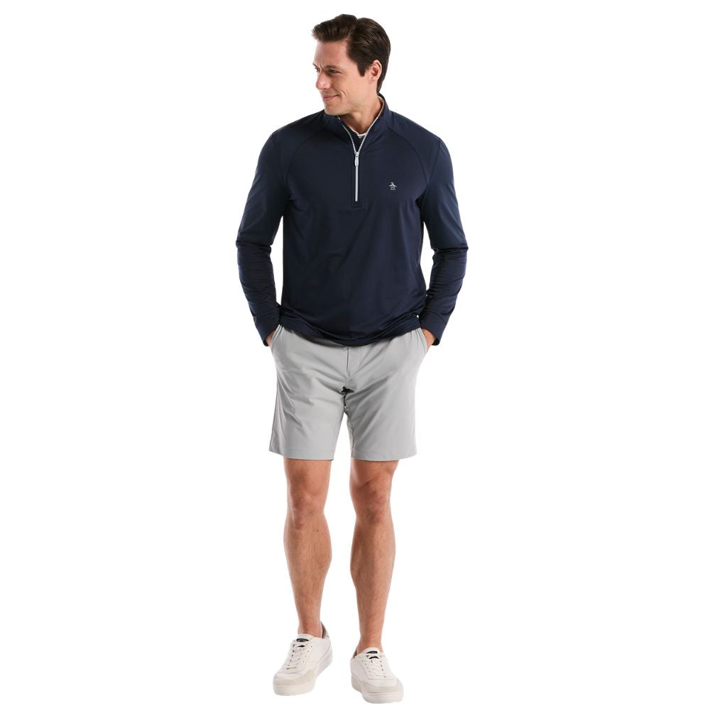 Original Penguin 1/4 Zip Mixed Media Golf Pullover Top 2026 - OGKSG049-417