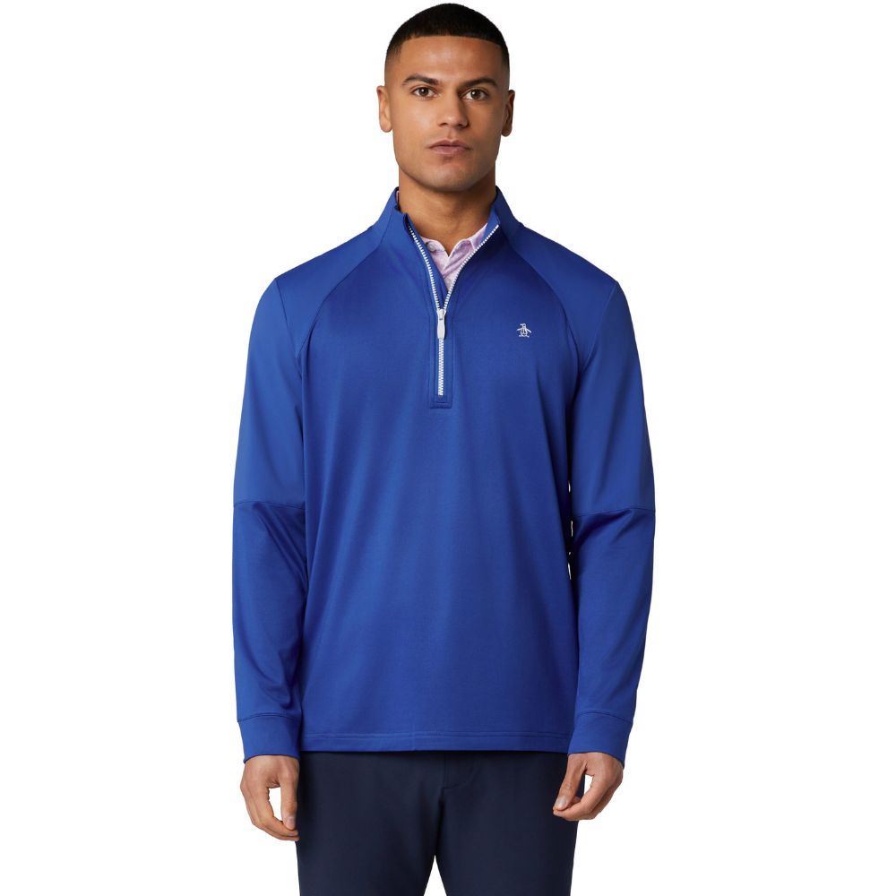 Original Penguin 1/4 Zip Mixed Media Golf Pullover Top 2026 - OGKSG049-466