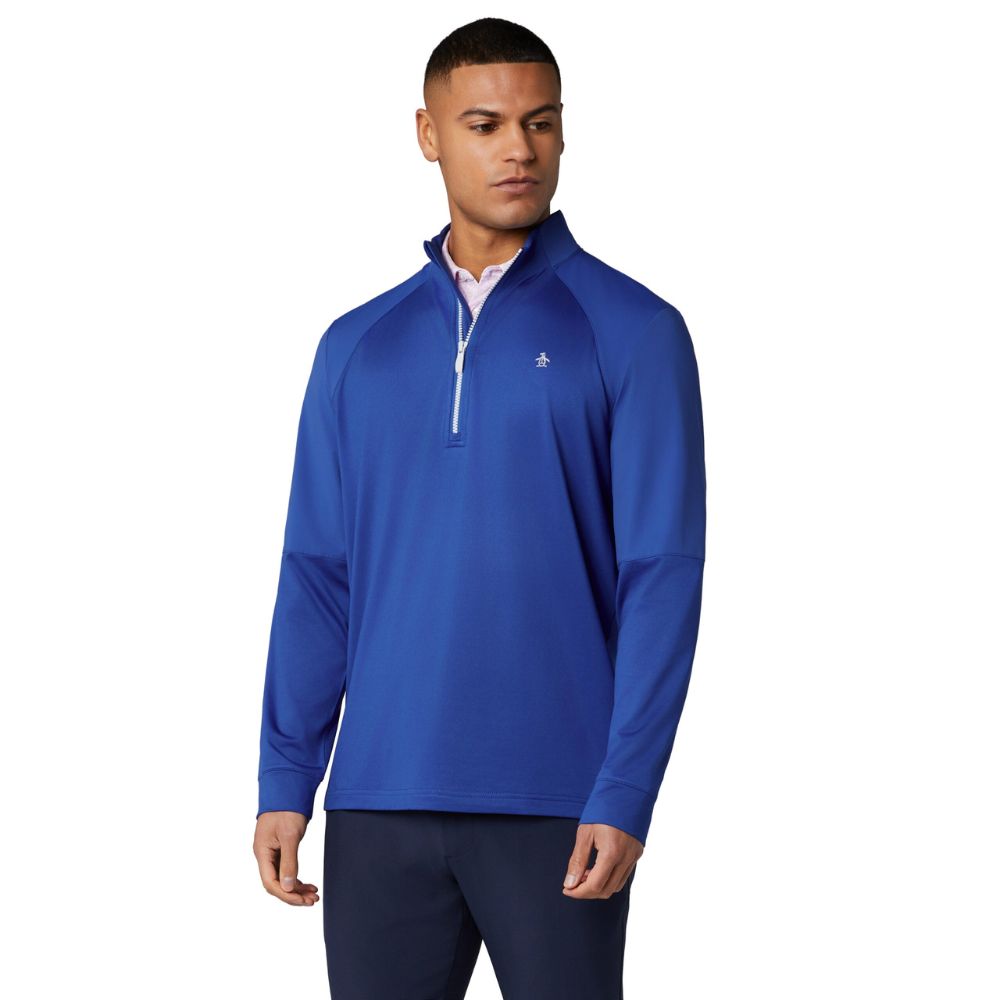 Original Penguin 1/4 Zip Mixed Media Golf Pullover Top 2026 - OGKSG049-466