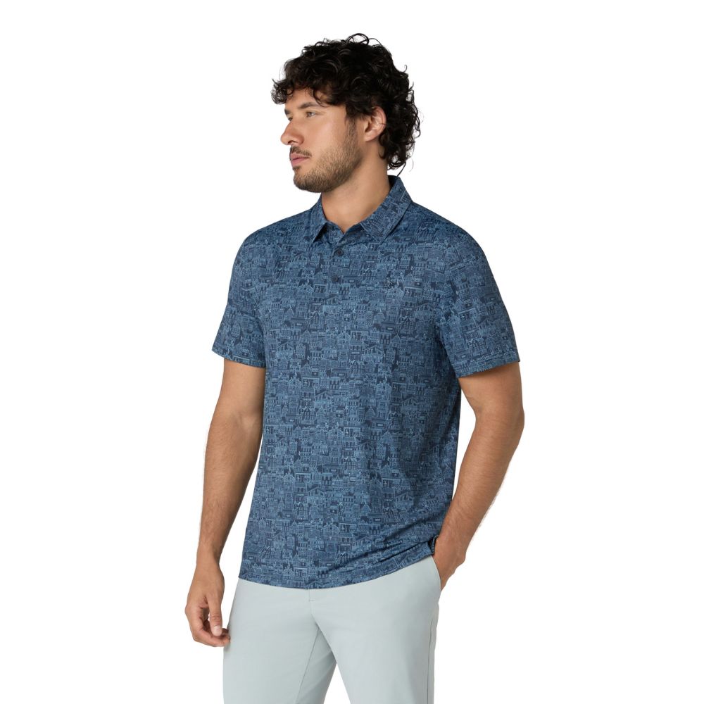 Original Penguin About Town Printed Men's Golf Polo 2026 - OGKFG028-417