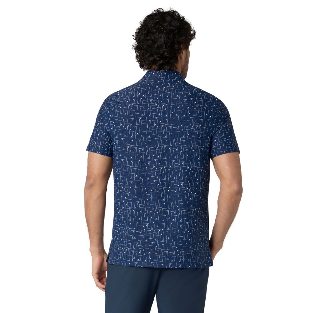 Original Penguin Archive Golf Flag Printed Men's Golf Polo 2026 - OGKFG031-404