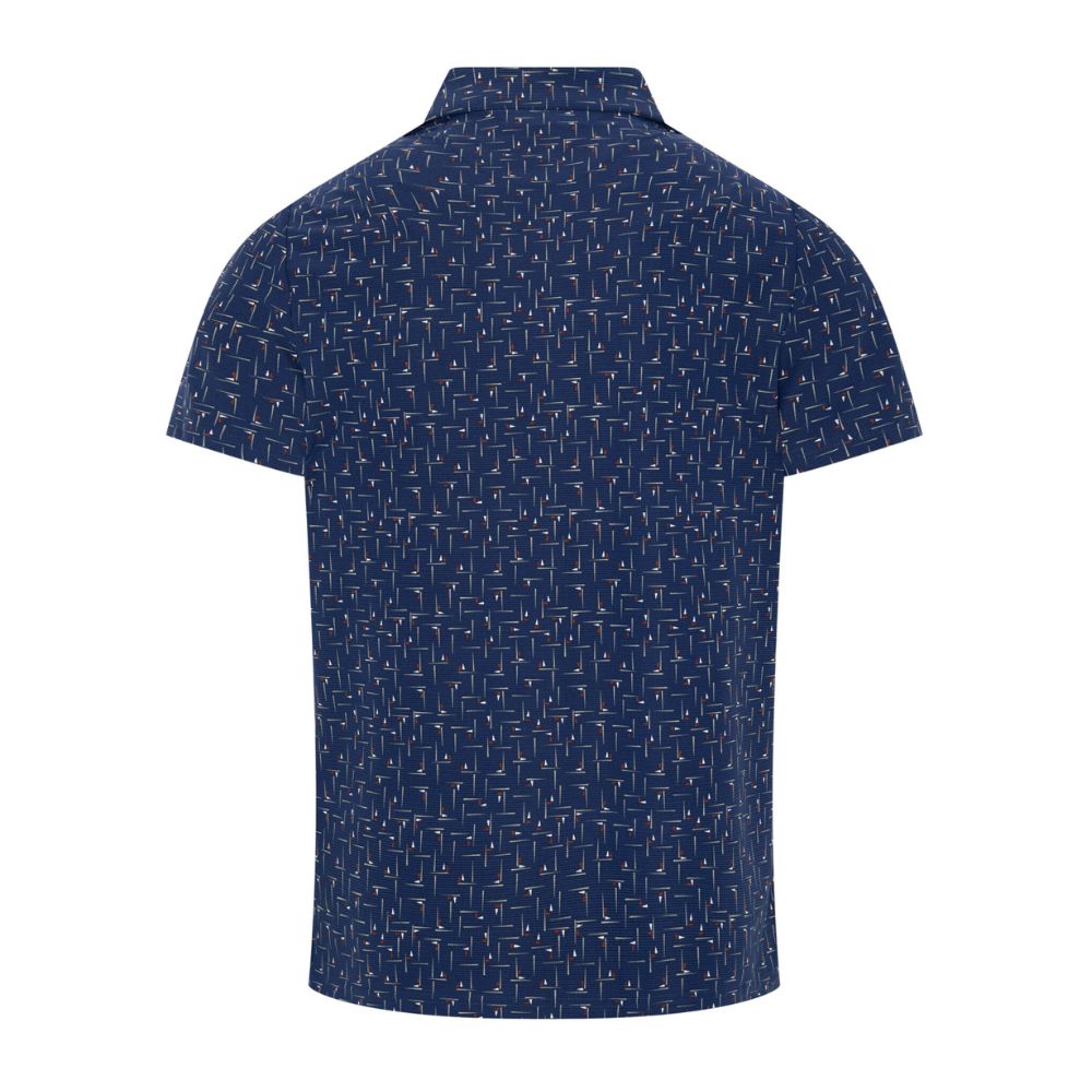 Original Penguin Archive Golf Flag Printed Men's Golf Polo 2026 - OGKFG031-404