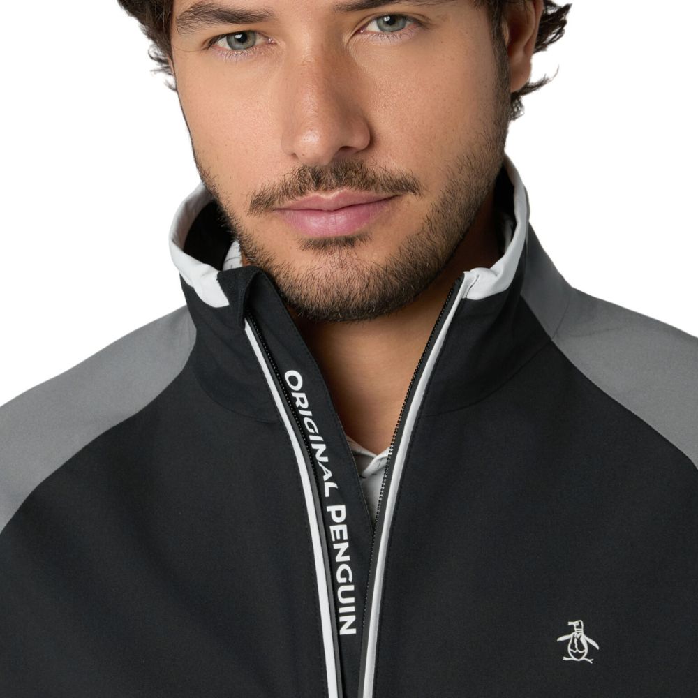 Original Penguin Earl Waterproof Colour Block Men's Golf Jacket 2026 - OGRFG021-001