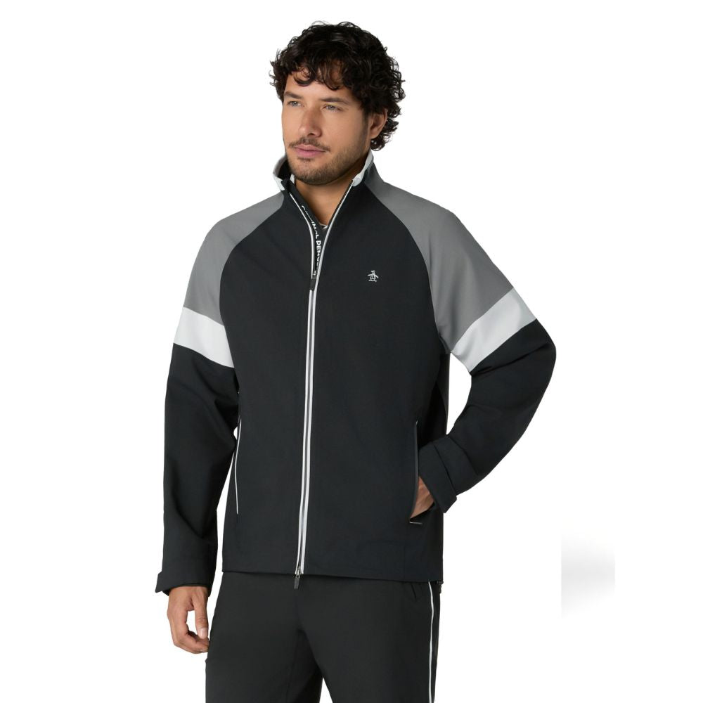 Original Penguin Earl Waterproof Colour Block Men's Golf Jacket 2026 - OGRFG021-001