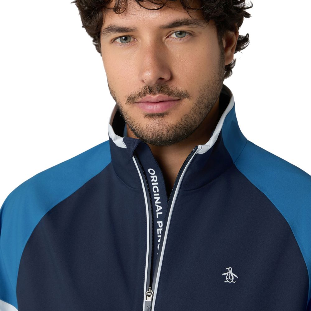 Original Penguin Earl Waterproof Colour Block Men's Golf Jacket 2026 - OGRFG021-417