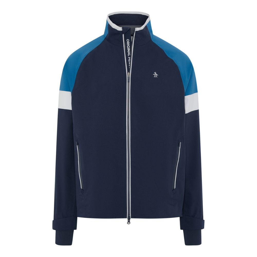 Original Penguin Earl Waterproof Colour Block Men's Golf Jacket 2026 - OGRFG021-417 Black Iris 417 M