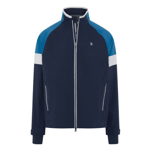 Original Penguin Earl Waterproof Colour Block Men's Golf Jacket 2026 - OGRFG021-417 Black Iris 417 M