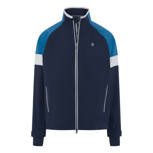 Original Penguin Earl Waterproof Colour Block Men's Golf Jacket 2026 - OGRFG021-417 Black Iris 417 M