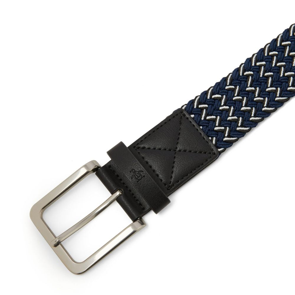 Original Penguin Embossed Pete Golf Belt 2026 - OGASG069-417 Black Iris 417 S/M