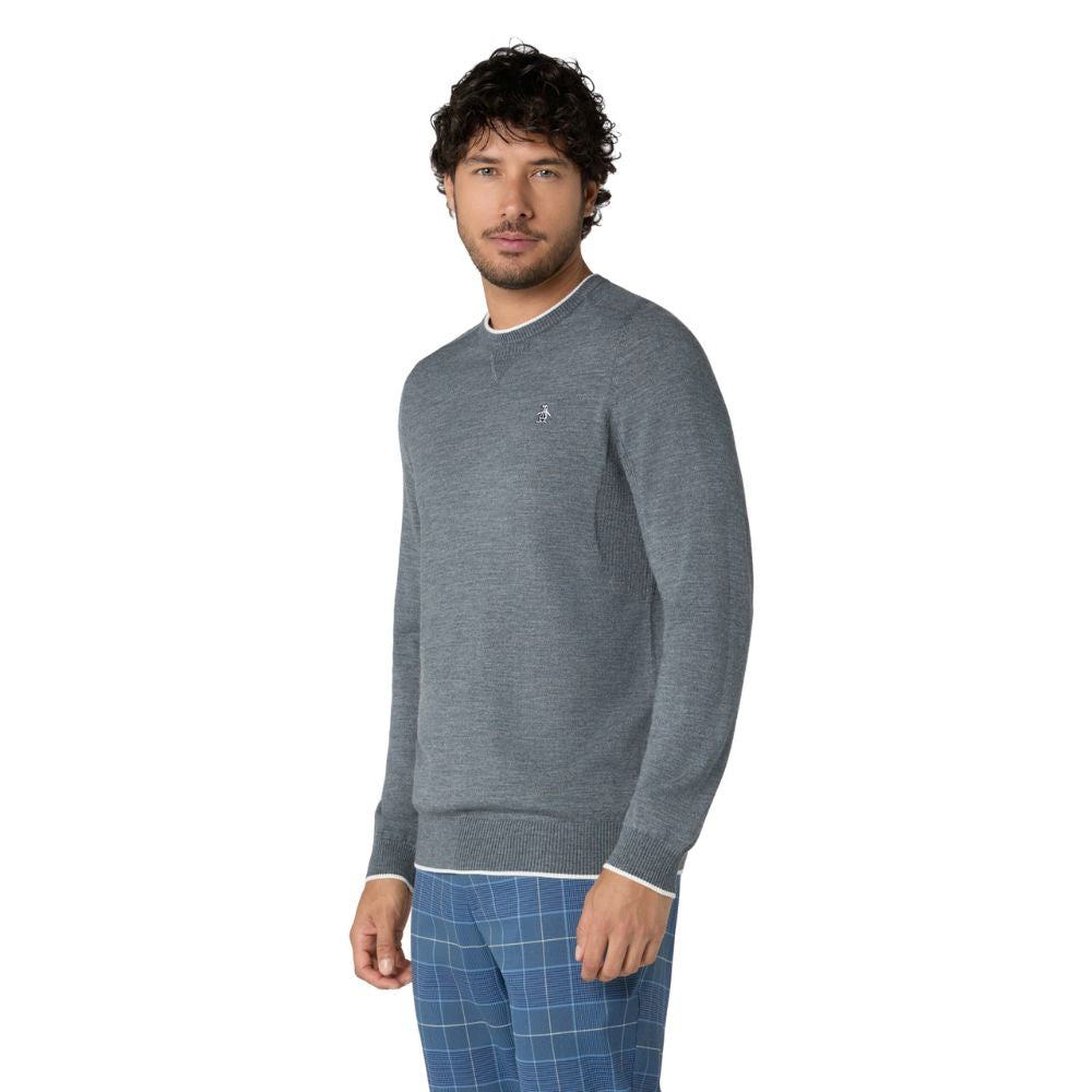 Original Penguin Heritage Crew Men's Golf Sweater 2026 - OGGFG026-072
