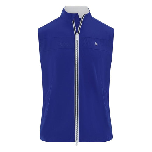 Original Penguin Heritage Light Weight Packable Golf Vest 2026 - OGVSF010-466 Surf The Web 466 M