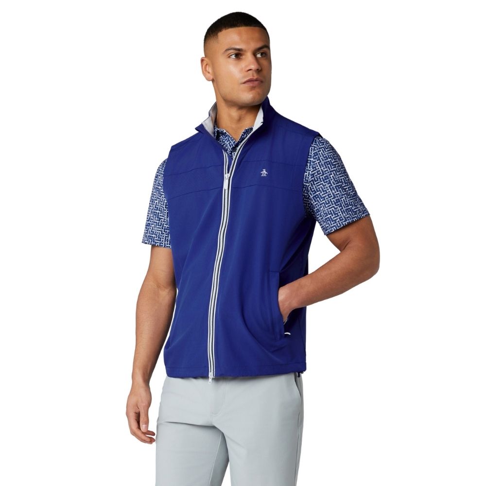Original Penguin Heritage Light Weight Packable Golf Vest 2026 - OGVSF010-466