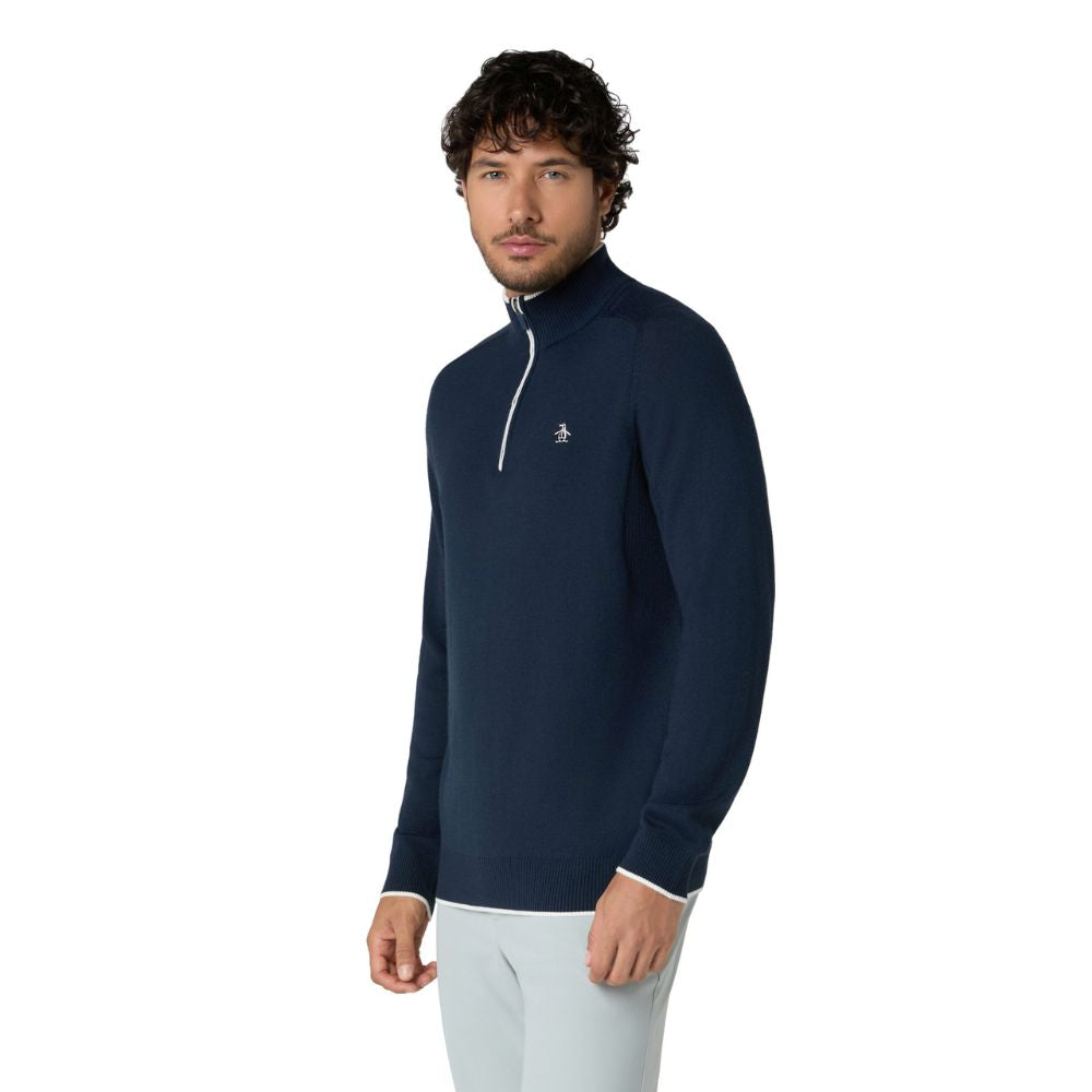 Original Penguin Heritage Mock Men's Golf Sweater 2026 - OGGFG025-978