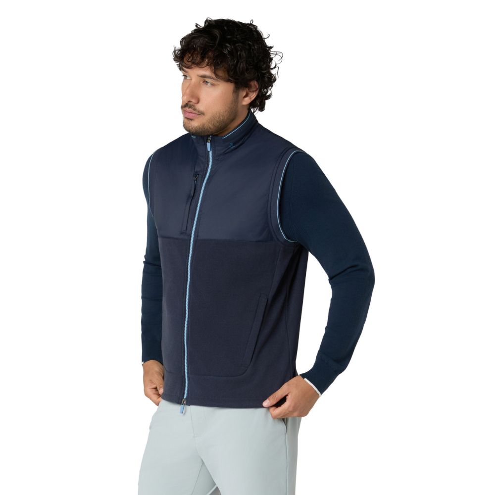 Original Penguin Lightweight Mixed Media Men's Golf Vest 2026 - OGKFG017-413