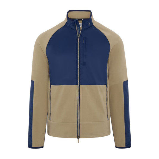 Original Penguin Midweight Mixed Media Full Zip Men's Golf Puffer Jacket 2026 - OGKFG027-270 Chinchilla Heather 270 M