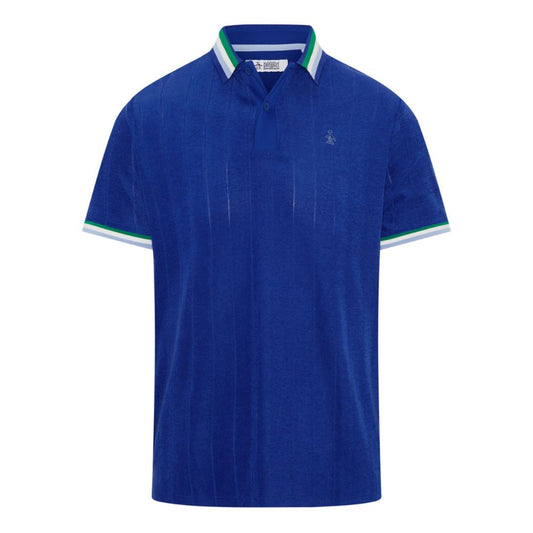 Original Penguin Performance With Ribbed Blocking Golf Polo 2026 - OGKSG057-466 Surf The Web 466 M