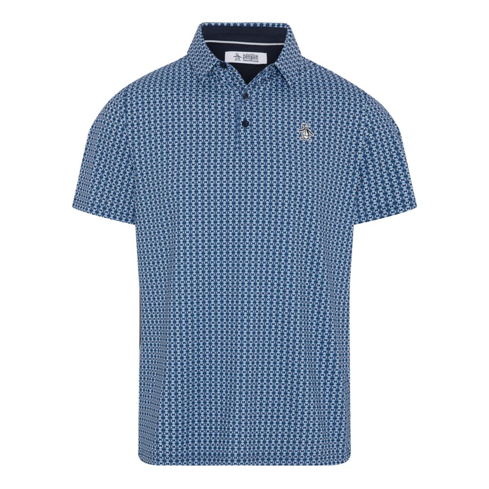 Original Penguin Pete's Bow Tie Men's Golf Polo 2026 - OGKSG028-417 Black Iris 417 M