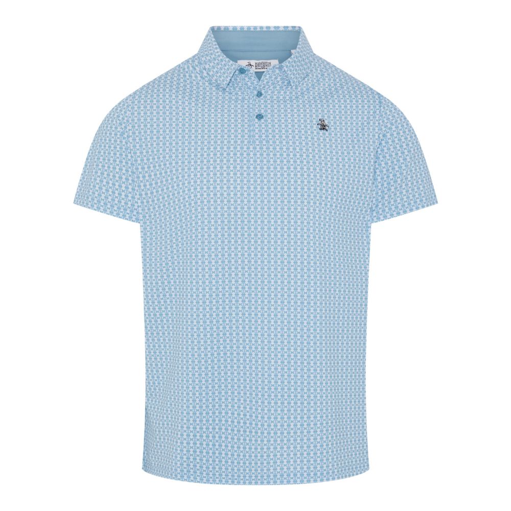 Original Penguin Pete's Bow Tie Men's Golf Polo 2026 - OGKSG028-465 Blissful Blue 465 M