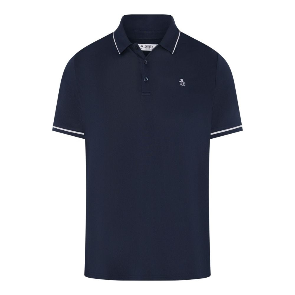 Original Penguin Pete's Solid Men's Golf Polo 2026 - OGKSG091-417 Black Iris 417 M